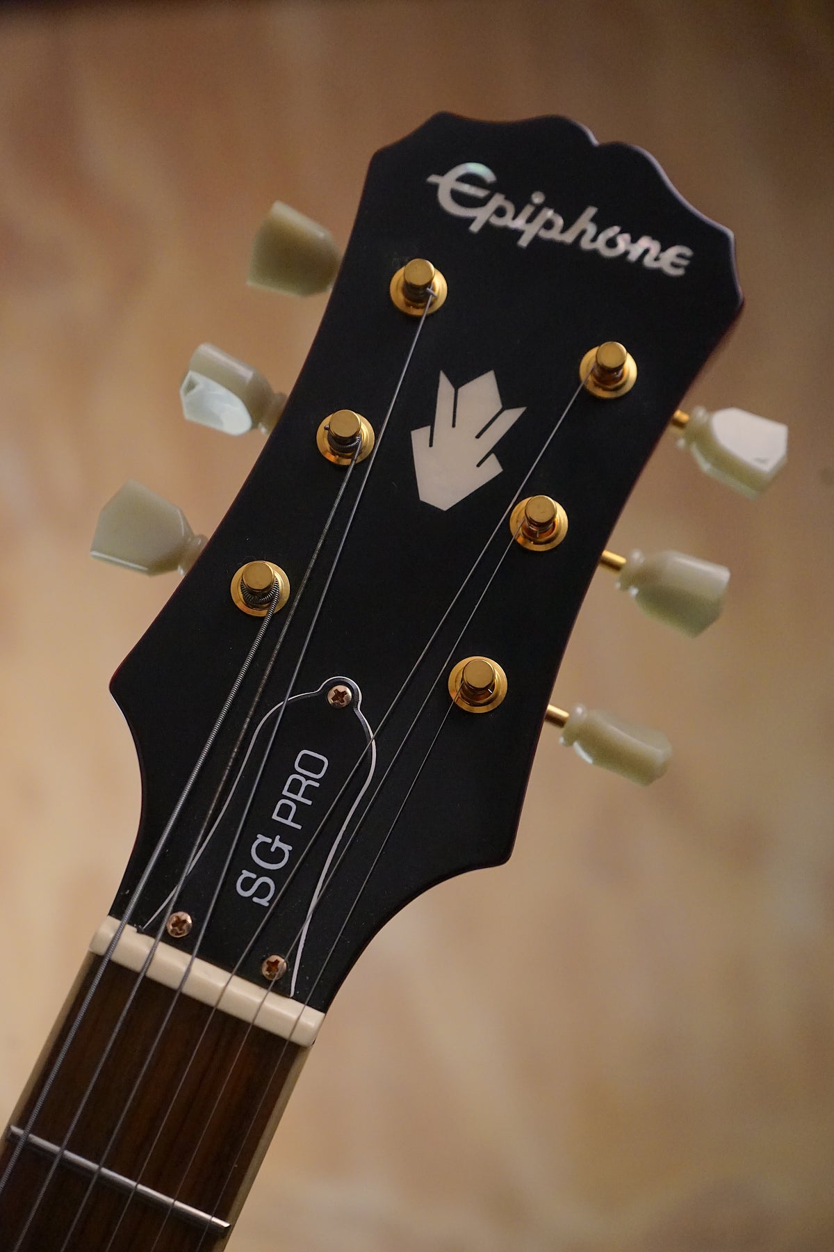 Epiphone Limited Edition G-400 Deluxe PRO Trans Red, (Used, Comm) - Fair Deal Music