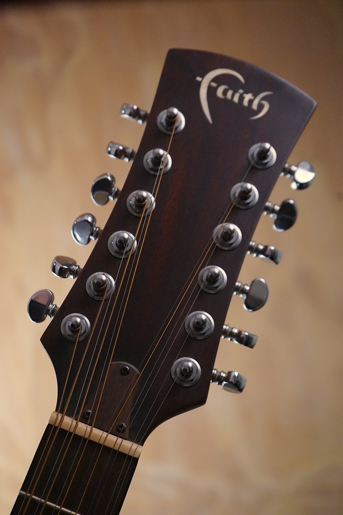 Faith FKV12 Naked Venus Cutaway 12-String Electro-Acoustic, (Used, Comm) - Fair Deal Music