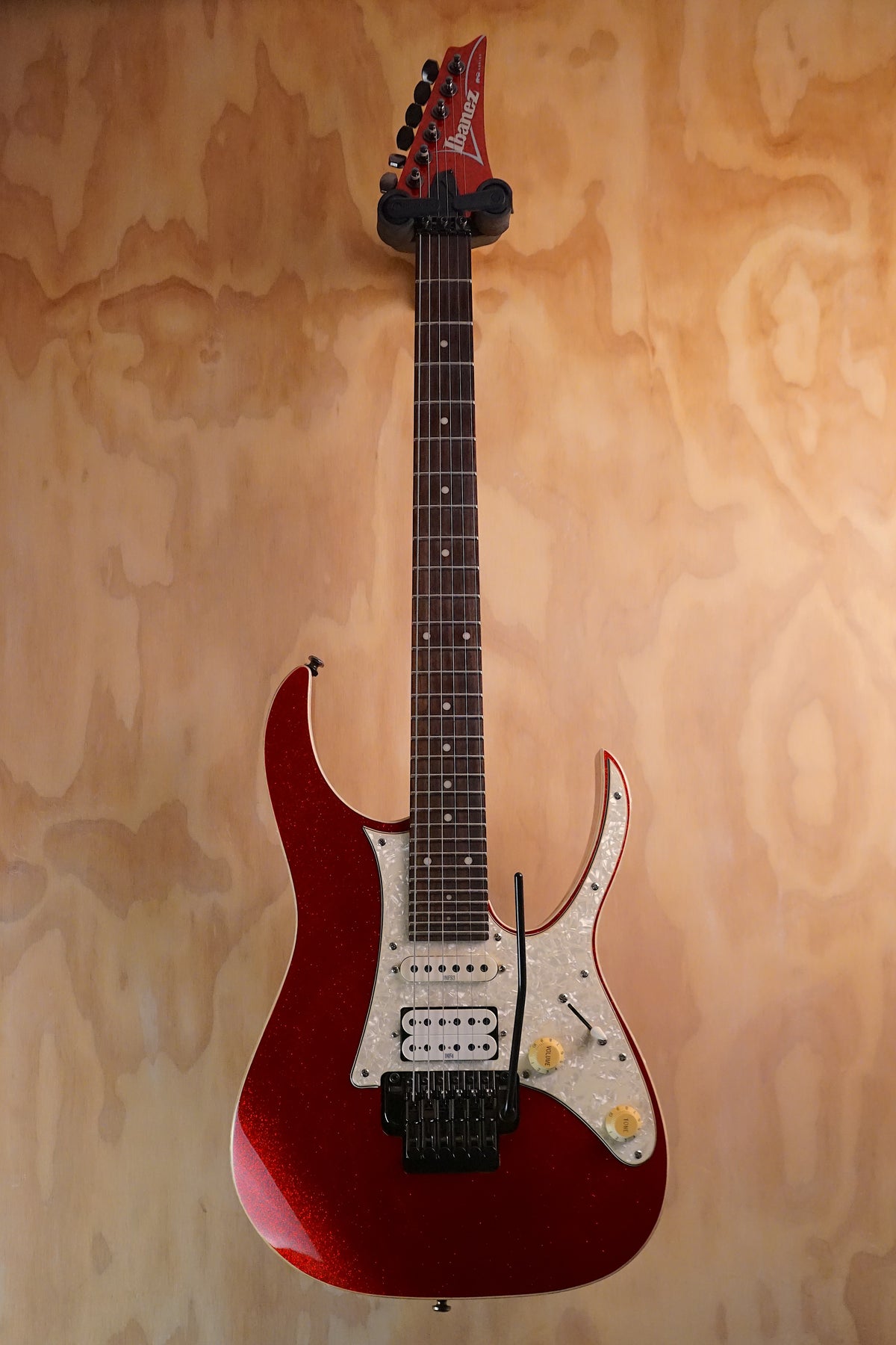 Ibanez RG550XH Red Sparkle 30-Fret Electric Guitar, (Used, Comm) - Fair Deal Music