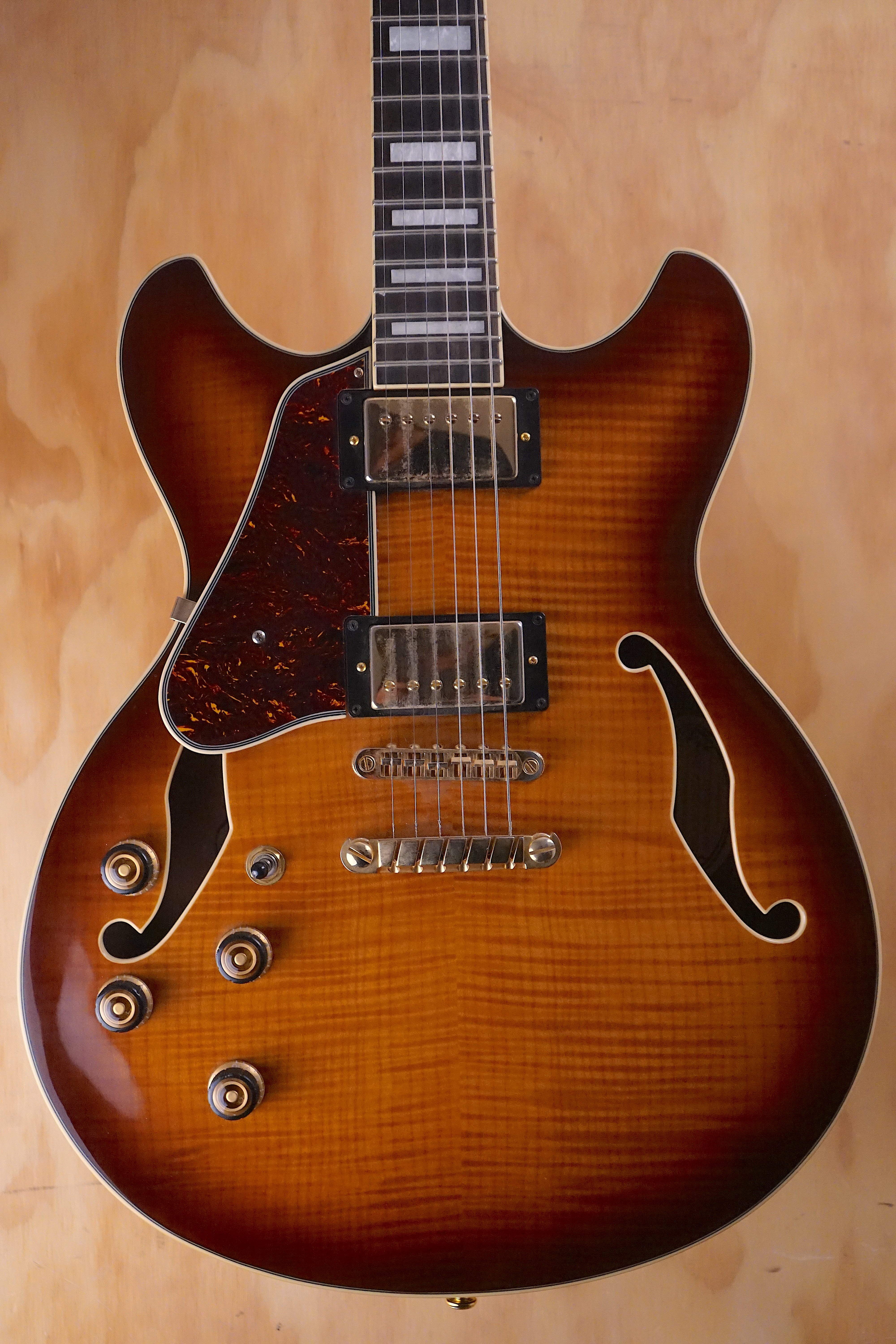 IbanezAS93－VLS Ibanez AS93FML-VLS left-handed Semi-hollow Electric Guitar, (Used