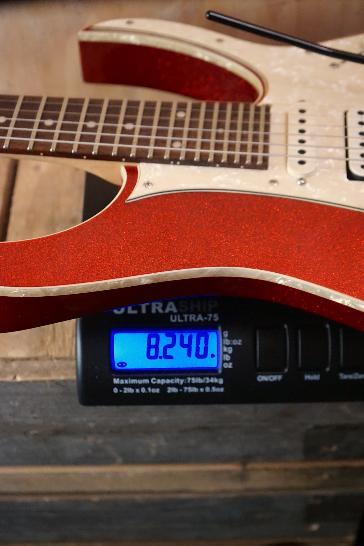 Ibanez RG550XH Red Sparkle 30-Fret Electric Guitar, (Used, Comm) - Fair Deal Music