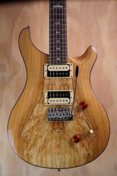 PRS SE Custom 24 Spalted Maple Electric Guitar, (Used, Comm)