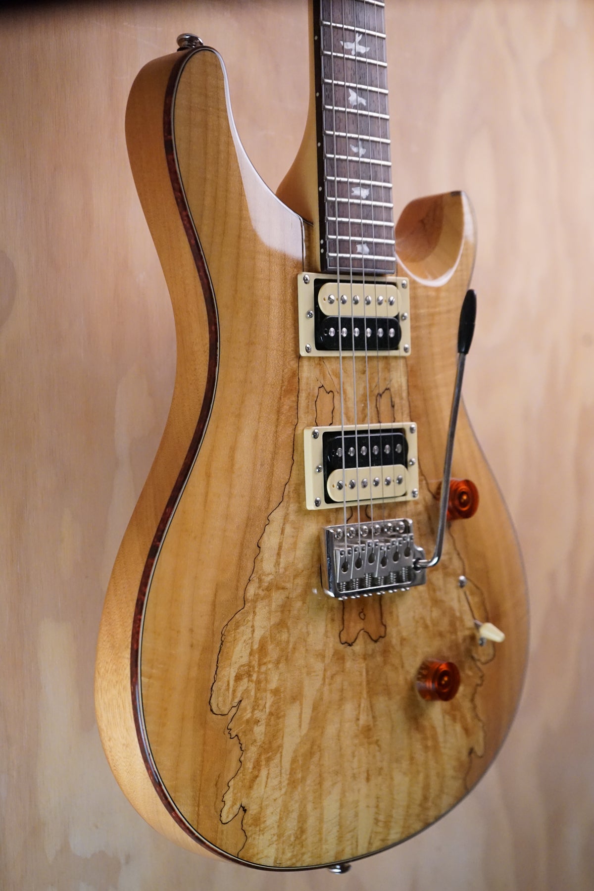 PRS SE Custom 24 Spalted Maple Electric Guitar, (Used, Comm)