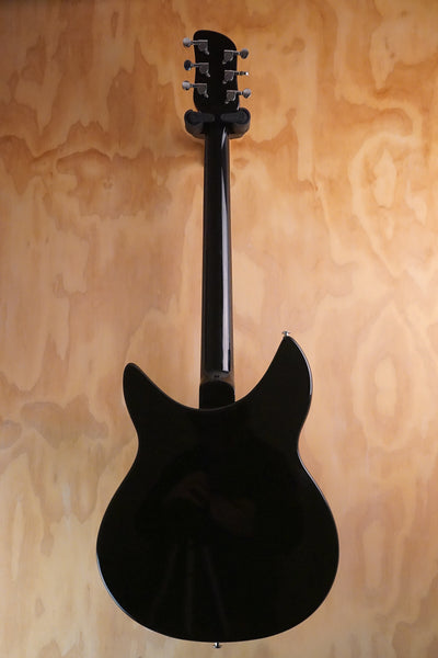Rockinbetter 330-Style Black Semi-Hollow Guitar, (Used, Comm)