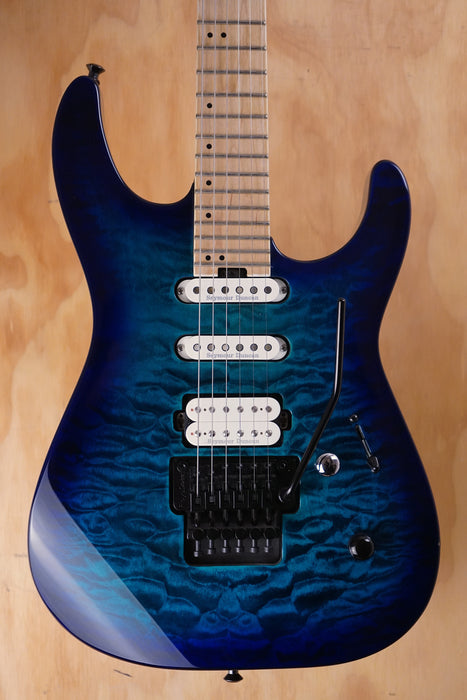 Jackson Pro Dinky DK3QM in Chlorine Burst, (Used) - Fair Deal Music