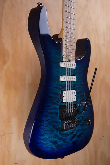 Jackson Pro Dinky DK3QM in Chlorine Burst, (Used) - Fair Deal Music