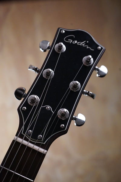 Godin Radiator Black Electric Guitar, (Used) - Fair Deal Music