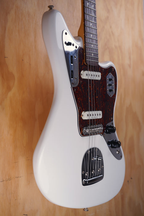 Squier Vintage Modified Jaguar in Olympic White, (Used) — Fair