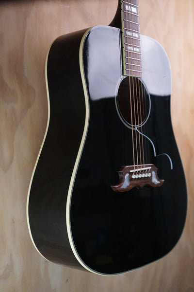 Gibson Custom Elvis Dove Ebony Electro Acoustic Guitar, (Used)