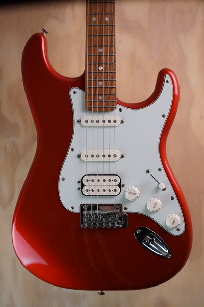 Fender Deluxe HSS Stratocaster Candy Apple Red Electric Guitar, (Used) - Fair Deal Music