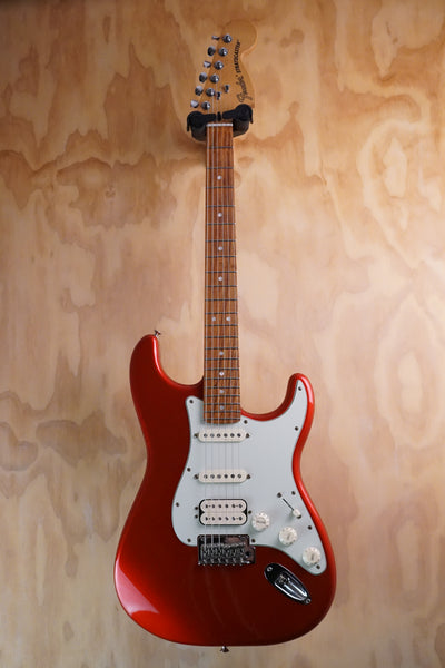 Fender Deluxe HSS Stratocaster Candy Apple Red Electric Guitar, (Used) - Fair Deal Music