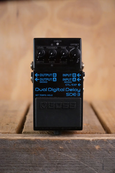Boss SDE-3 Dual Digital Delay Effects Pedal, (Used)
