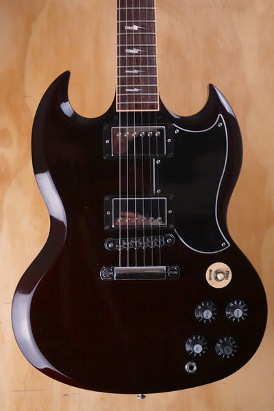 Gibson Angus Young SG in Ox Blood Electric Guitar, (Used) - Fair Deal Music