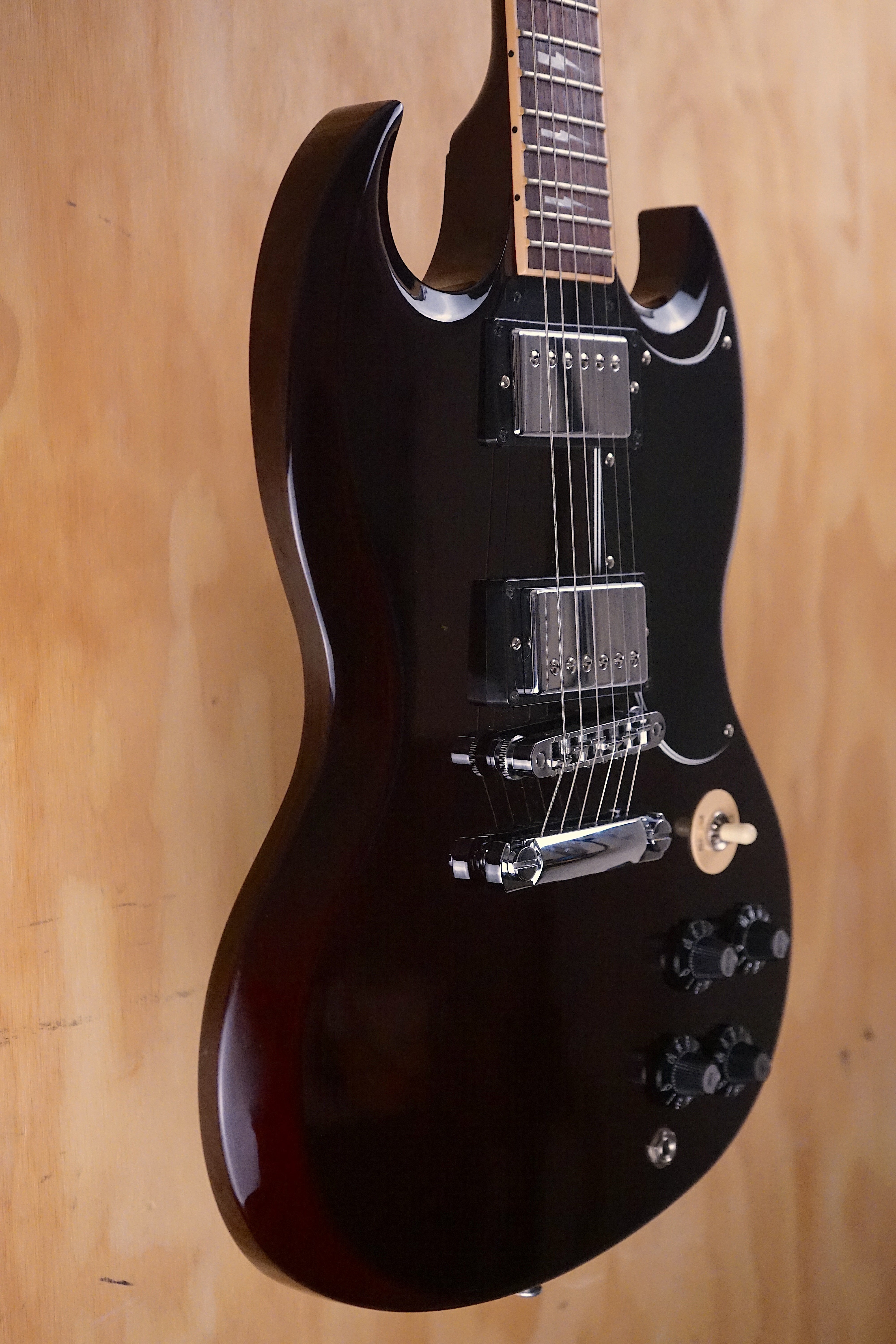 Gibson Angus Young SG in Ox Blood Electric Guitar, (Used) - Fair Deal Music