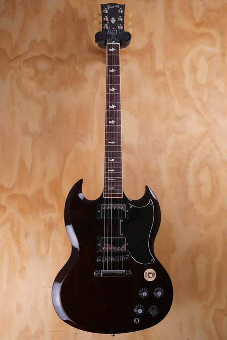 Gibson Angus Young SG in Ox Blood, (Used) - Fair Deal Music