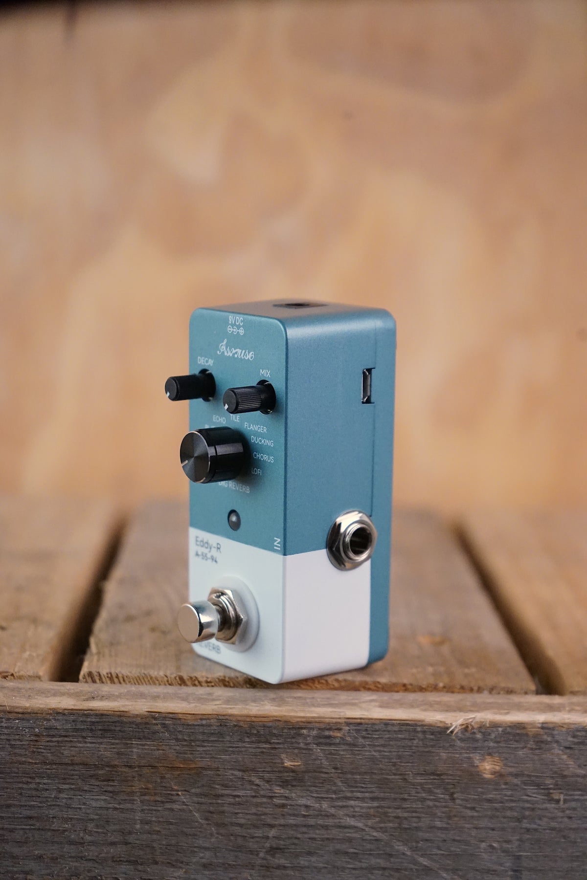 Asmuse Eddy-R A-55-94 Reverb Guitar Effects Pedal, (Used)