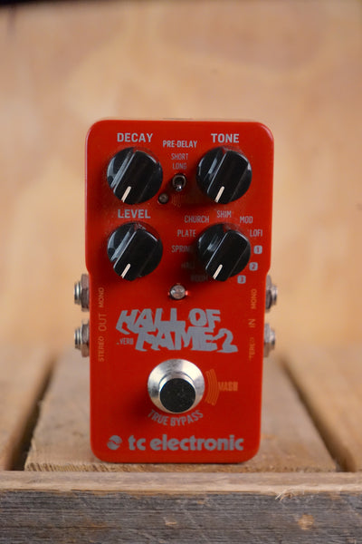 TC Electronic Hall of Fame 2 Reverb Pedal, (Used)
