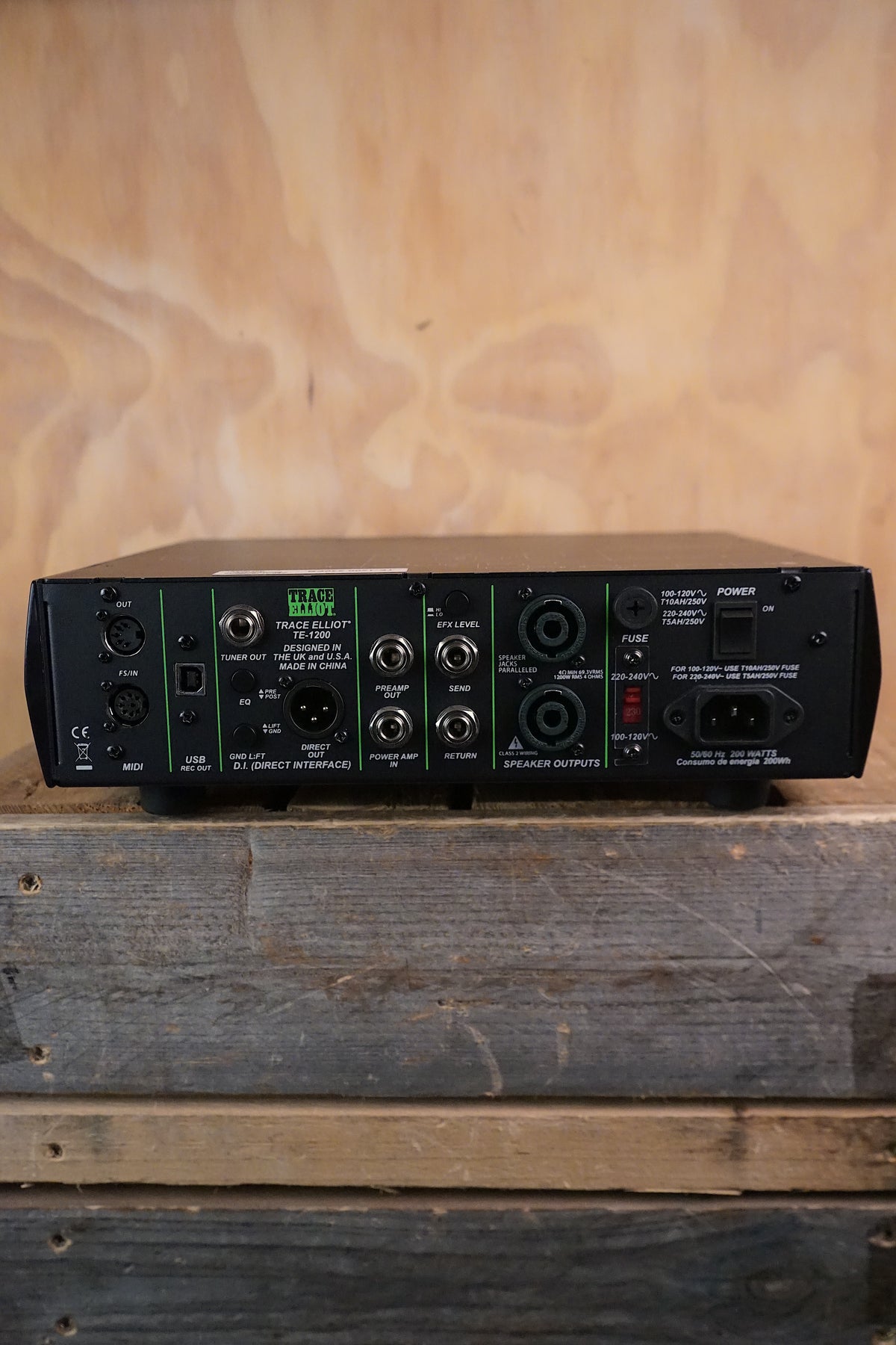 Trace Elliot TE-1200 1200W Bass Amplifier Head, (Used) - Fair Deal Music