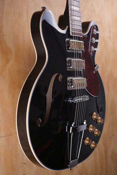 Airline Guitars H77 in Black, (Used) - Fair Deal Music