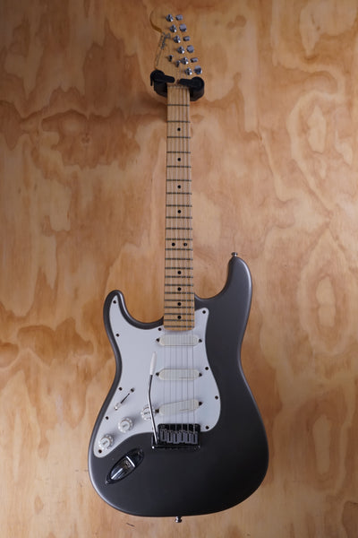 Fender American Standard Stratocaster refinished in Silver Electric Guitar, (Used) - Fair Deal Music