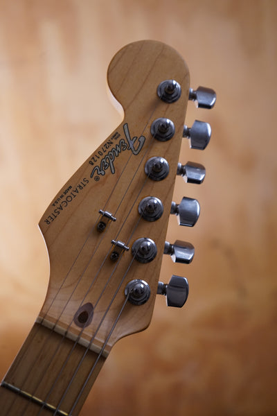 Fender American Standard Stratocaster refinished in Silver Electric Guitar, (Used) - Fair Deal Music