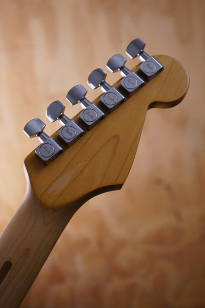 Fender American Standard Stratocaster refinished in Silver Electric Guitar, (Used) - Fair Deal Music