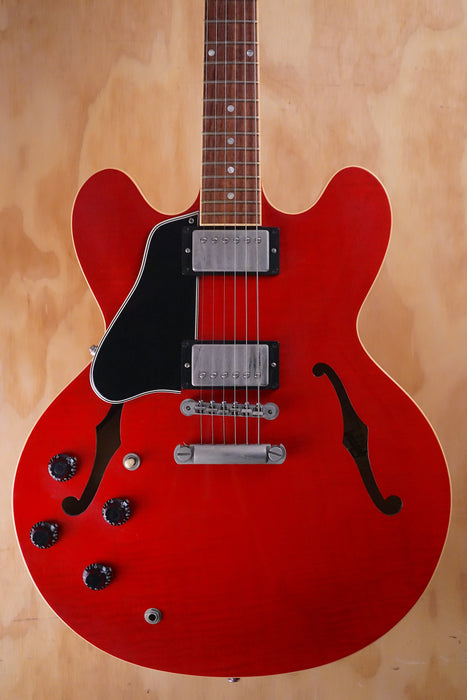 Gibson ES‑335 Figured Left-Handed in Cherry, (Used) - Fair Deal Music