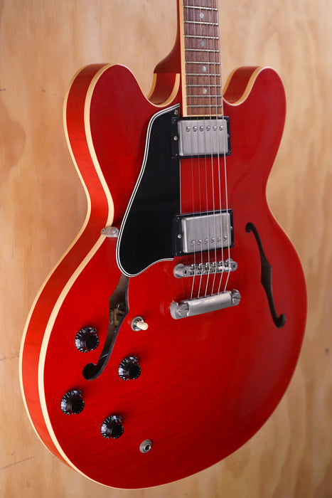 Gibson ES‑335 Figured Left-Handed in Cherry, (Used) - Fair Deal Music