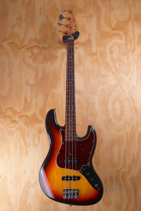 1982 Fender ’62 JV Series Jazz Bass in sunburst, (Used) - Fair Deal Music
