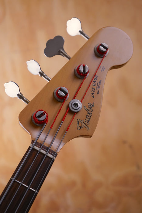 1982 Fender ’62 JV Series Jazz Bass in sunburst, (Used) - Fair Deal Music