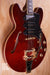 Epiphone Custom Riviera P93 Electric Guitar in Wine Red, with Hard Case, USED - Fair Deal Music