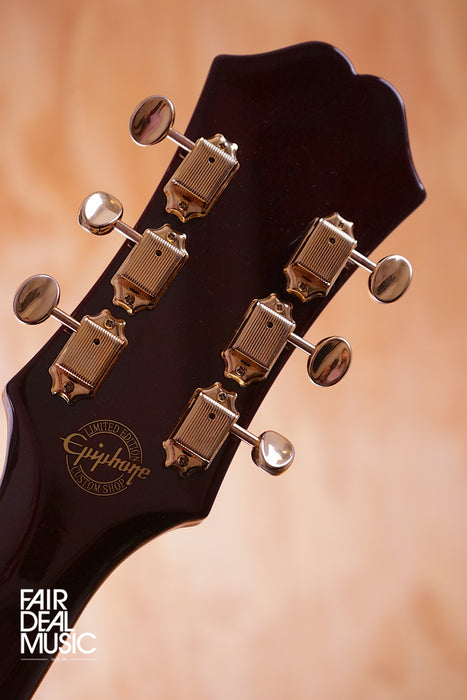 Epiphone Custom Riviera P93 Electric Guitar in Wine Red, with Hard Case, USED - Fair Deal Music