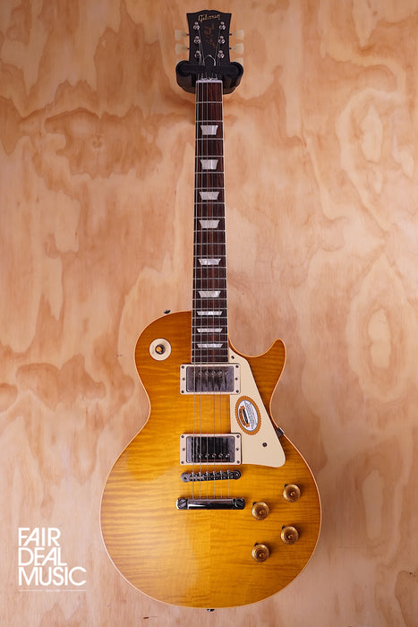 Gibson Custom Shop Les Paul R9 True Historic 2017 in Dirty Lemon, USED - Fair Deal Music