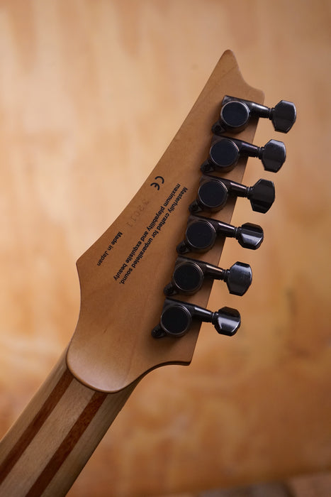 Ibanez J.Custom RG8570 in Transparent Turquoise, (Used)