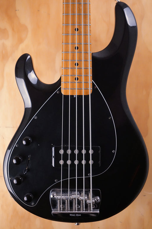 Music Man StingRay 5 Left-Handed in black, (Used) - Fair Deal Music