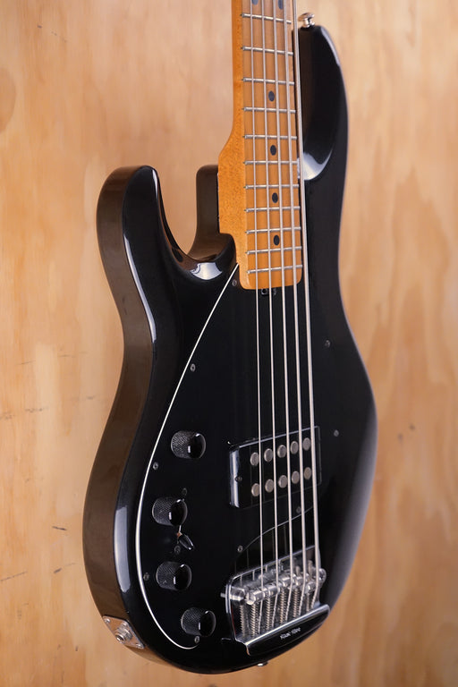 Music Man StingRay 5 Left-Handed in black, (Used) - Fair Deal Music