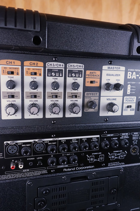 Roland BA‑330 Portable Stereo PA System, (Used)