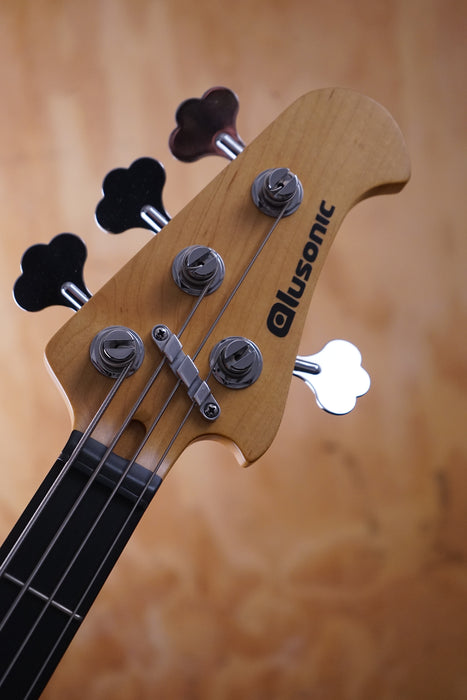 Alusonic Django Standard 4 Special Edition in Natural Electric Bass Guitar, Nearly New - Fair Deal Music
