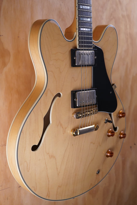 Washburn HB-35 in Natural Made in Korea Semi-hollow Electric Guitar, (Used) - Fair Deal Music