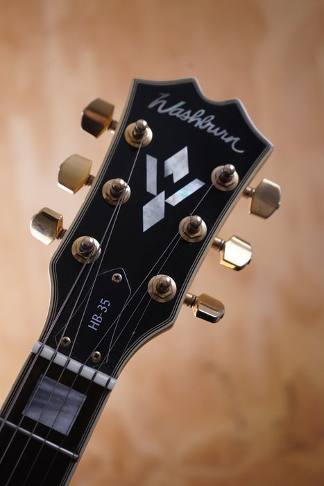 Washburn HB-35 in Natural Made in Korea Semi-hollow Electric Guitar, (Used) - Fair Deal Music