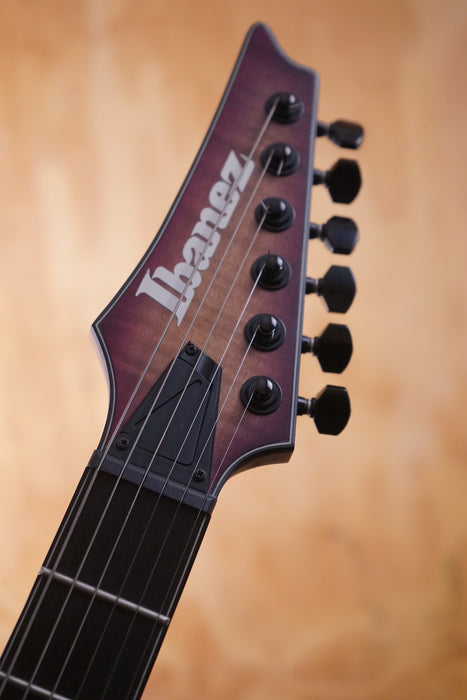 Ibanez SIX6FDFM Iron Label in Purple Space Burst, (Used)
