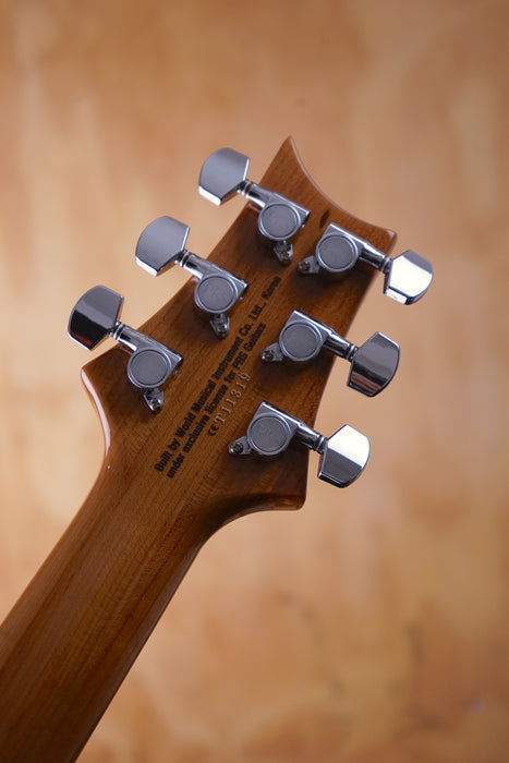 PRS SE Custom 24 Ltd Edition in Tobacco Sunburst Quilt Roasted Left‑Handed, (Nearly New) - Fair Deal Music