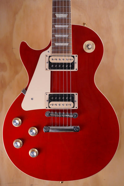 2019 Gibson Les Paul Classic in Wine Red Left-Handed Electric Guitar, (Nearly New) - Fair Deal Music