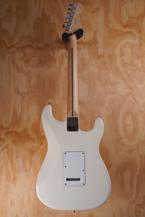 2007 Fender American Standard Stratocaster Left-Handed in Olympic White, (Used) - Fair Deal Music