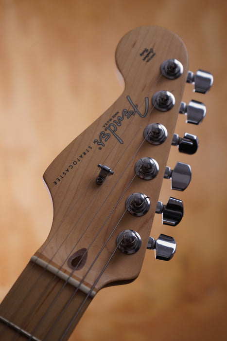 2007 Fender American Standard Stratocaster Left-Handed in Olympic White, (Used) - Fair Deal Music