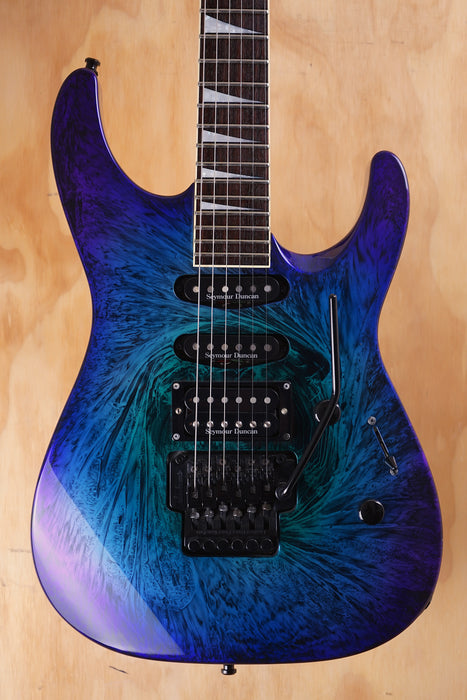 Jackson Pro Dinky DK2 in Eerie Dess Swirl (Made in Japan), (Used, Comm) - Fair Deal Music