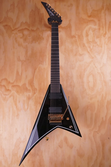 Jackson Pro Series Signature Mark Heylmun Rhoads RR24-7 Ebony Lux, Ex-Display - Fair Deal Music