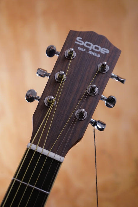 SQOE L001 Parlour sized Electro Acoustic Guitar in Blue - Fair Deal Music
