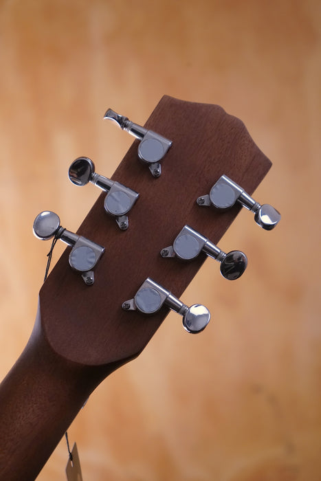 SQOE L001 Parlour sized Electro Acoustic Guitar in Chocolate Sunburst - Fair Deal Music
