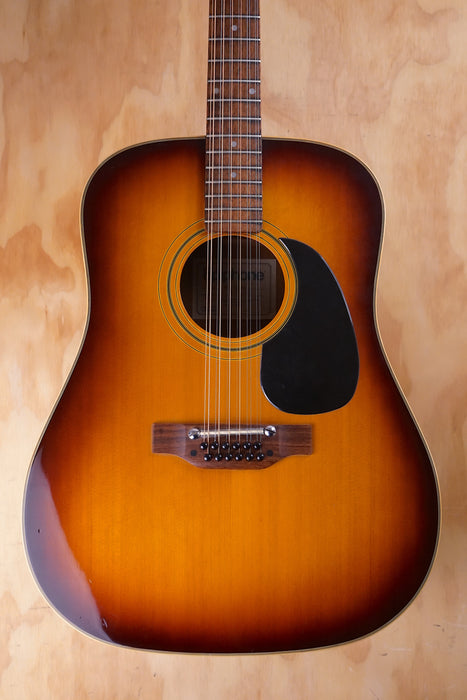 Epiphone ’70s 12-String FT-160SB in Sunburst, (Used)